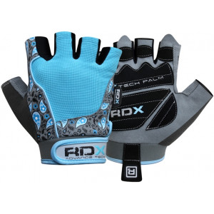 Перчатки для фитнеса женские RDX Blue L