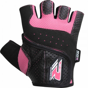 Перчатки для фитнеса женские RDX Pink р. L
