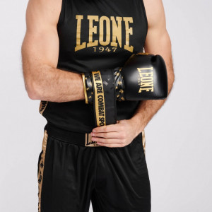 Боксерские перчатки Leone DNA Black 12 ун.