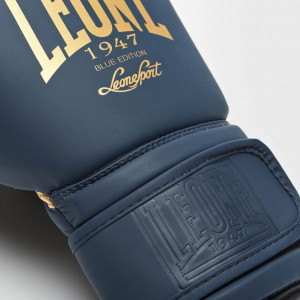 Боксерские перчатки Leone Mono Blue 16 ун.