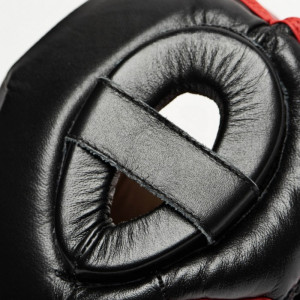 Боксерский шлем Leone Full Cover Black M