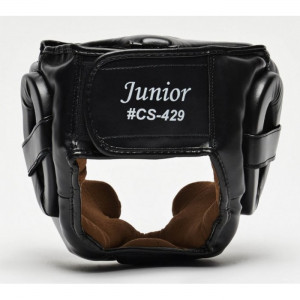 Боксерский шлем Leone Junior Black S