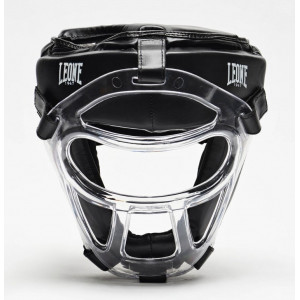 Боксерский шлем Leone Plastic Pad Black M/L