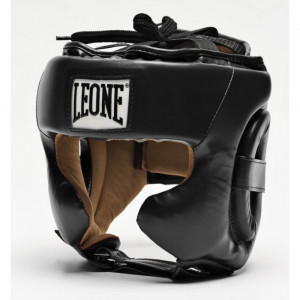 Боксерский шлем Leone Training Black р. L