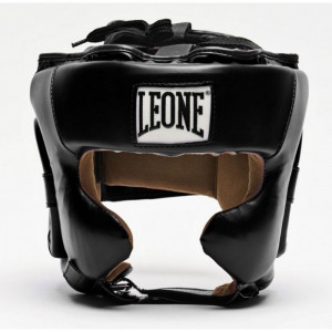 Боксерский шлем Leone Training Black р. L