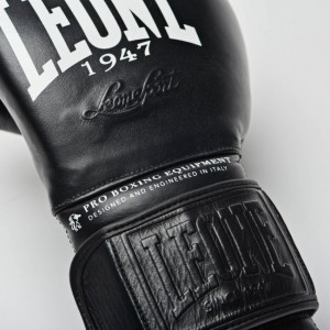 Боксерские перчатки Leone Greatest Black 16 ун.