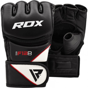 Перчатки для ММА RDX Rex Leather Black р. M