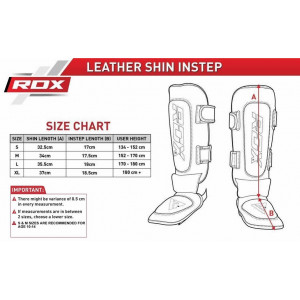 Накладки на ноги, защита голени RDX Leather L