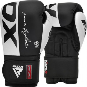 Боксерские перчатки RDX F4 White 16 ун.