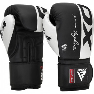 Боксерские перчатки RDX F4 White 14 ун.