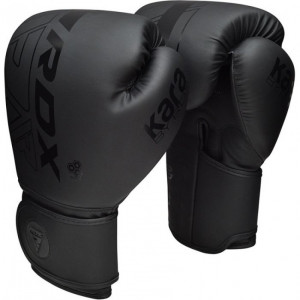 Боксерские перчатки RDX Matte Black 12 ун.