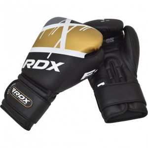 Боксерские перчатки RDX Rex Leather Black 12 ун.