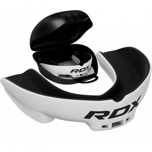Капа боксерская RDX Gel 3D Pro White/Black