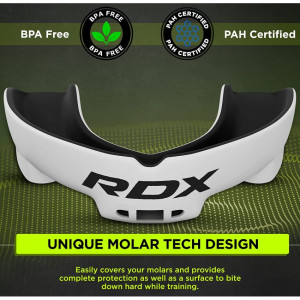 Капа боксерская RDX Gel 3D Pro White/Black