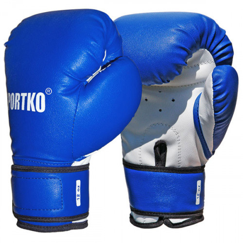 Боксерские перчатки SportKo ПД2 BL 12 oz