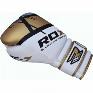 Боксерские перчатки RDX Rex Leather Gold 8 oz