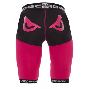 Компрессионные шорты женские Bad Boy Compression Shorts Black/Pink р. M